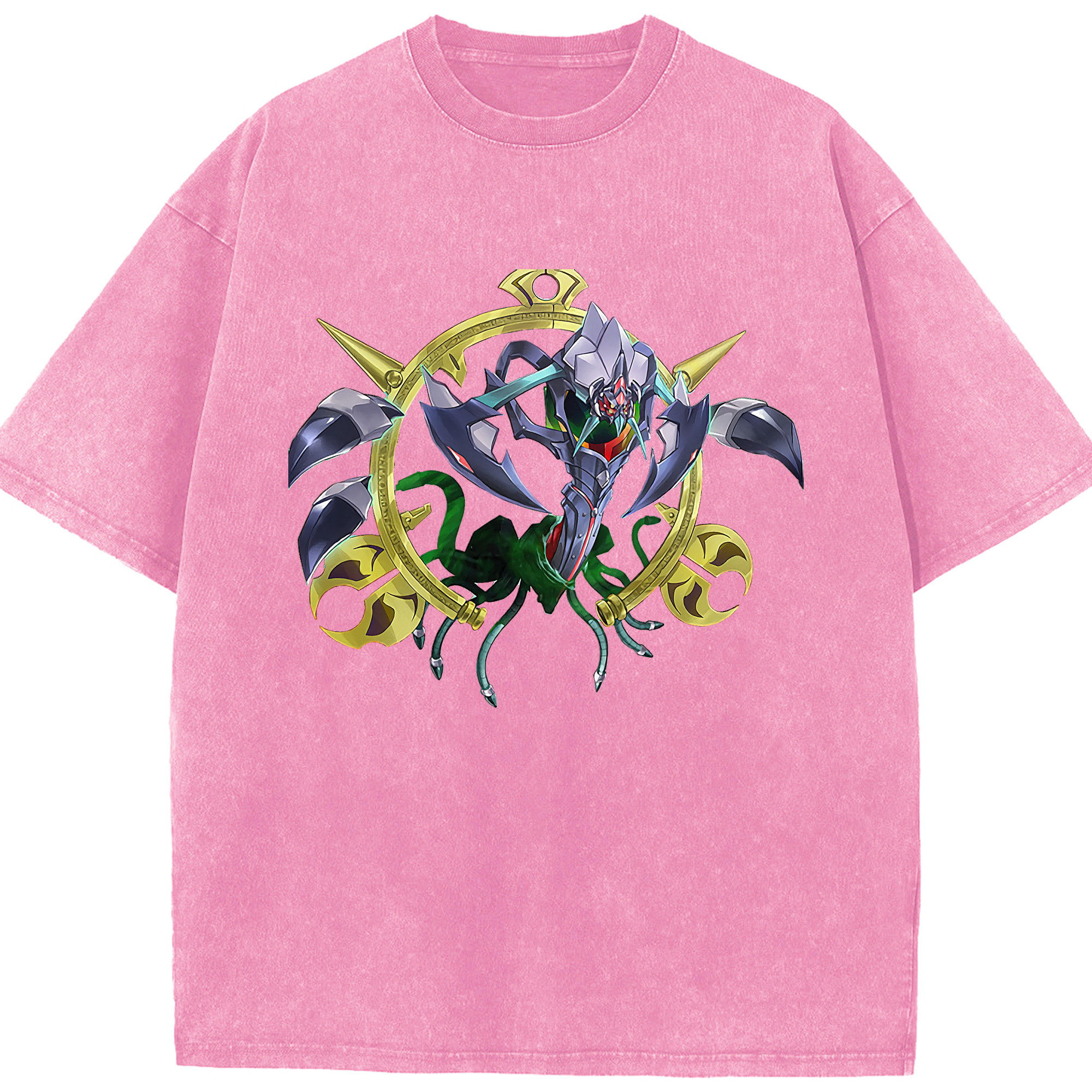 （画像用） 遊☆戯☆王 Yu-Gi-Oh! 綿100% ヴィンテージ風 半袖Tシャツ（フロントプリント）